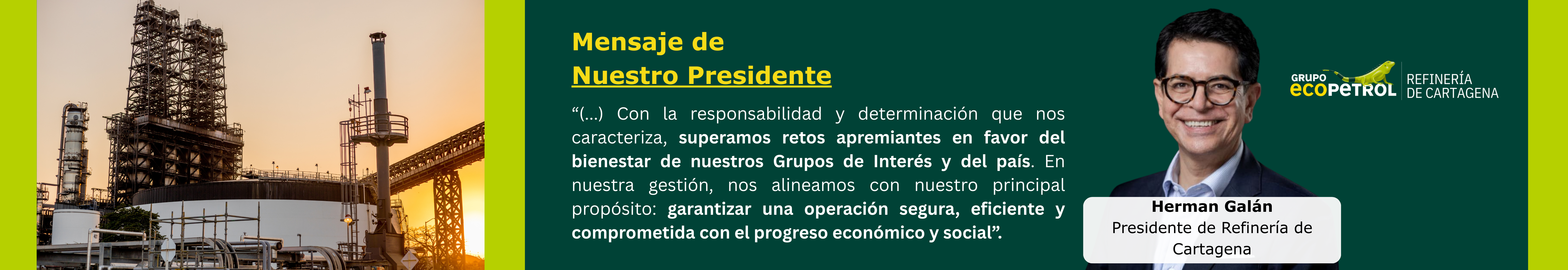 Mensaje del Presidente